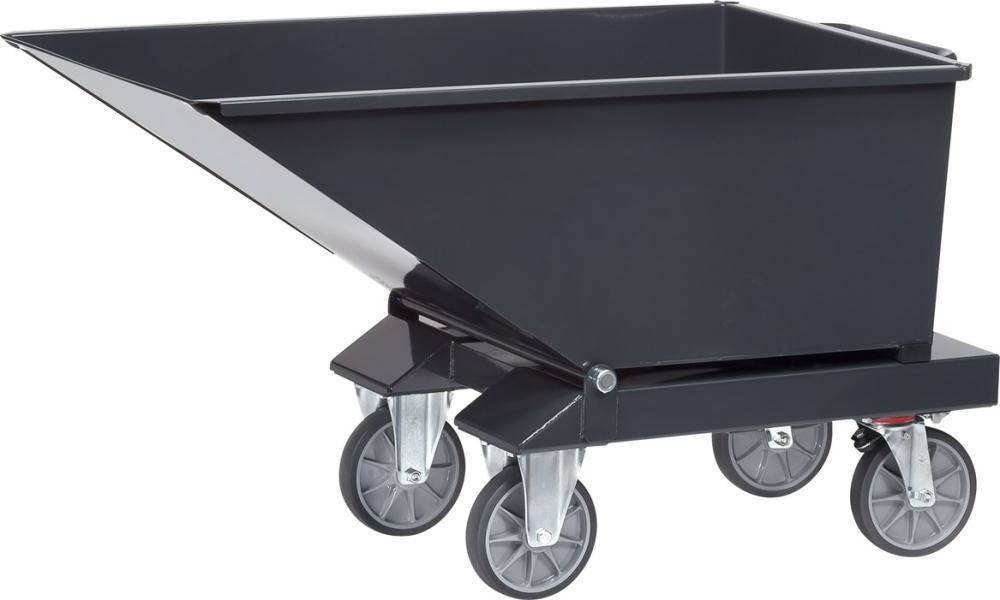 Muldenkipper 250l B713xT1359xH780 mm RAL 7016 Tragkraft 750kg - Artikel: 7830200997