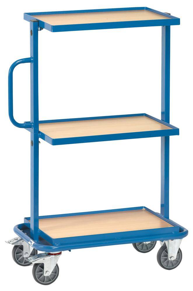 Beistellwagen 32901 200kg 3Eb. 600x400mm Holz - Artikel: 7830205957