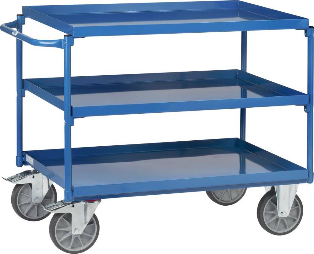 Tischwagen 4832 400kg 3 Wannen 1000x700mm - Artikel: 7830206026