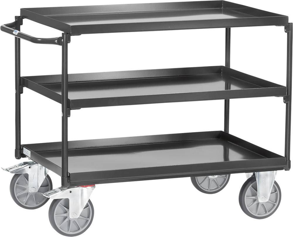 Tischwagen4830 400kg grau3 Wannen 850x500mm - Artikel: 7830206163