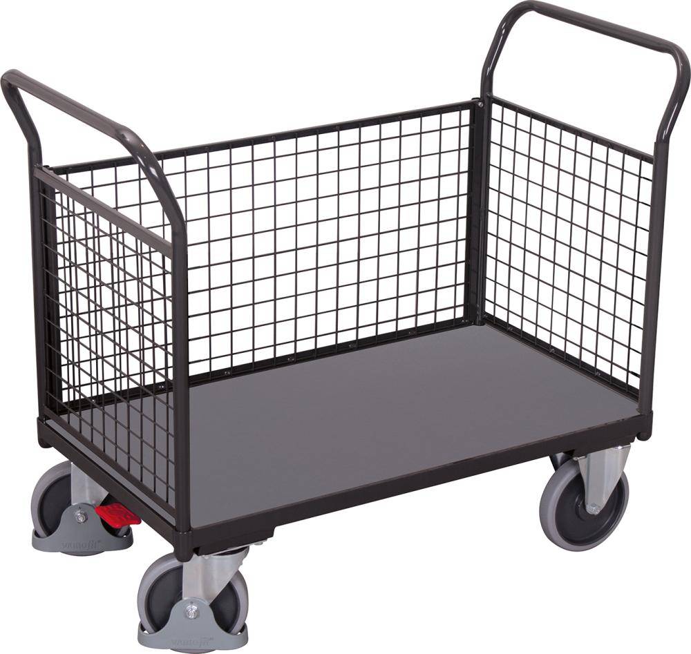 Dreiwandwagen mit Draht RAL 7016 sw-800.301/AG - Artikel: 7830206382