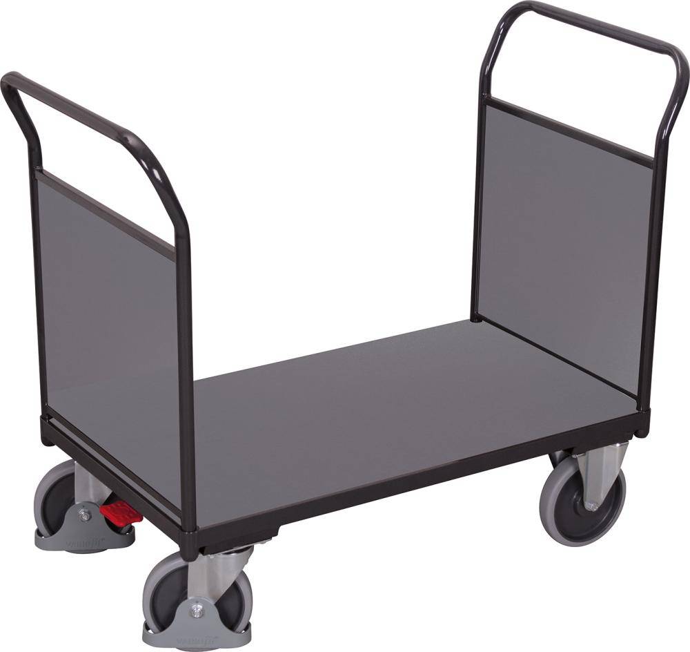 Doppel-Stirnwandwagen mit Holz RAL 7016 sw-600.222/AG - Artikel: 7830206410