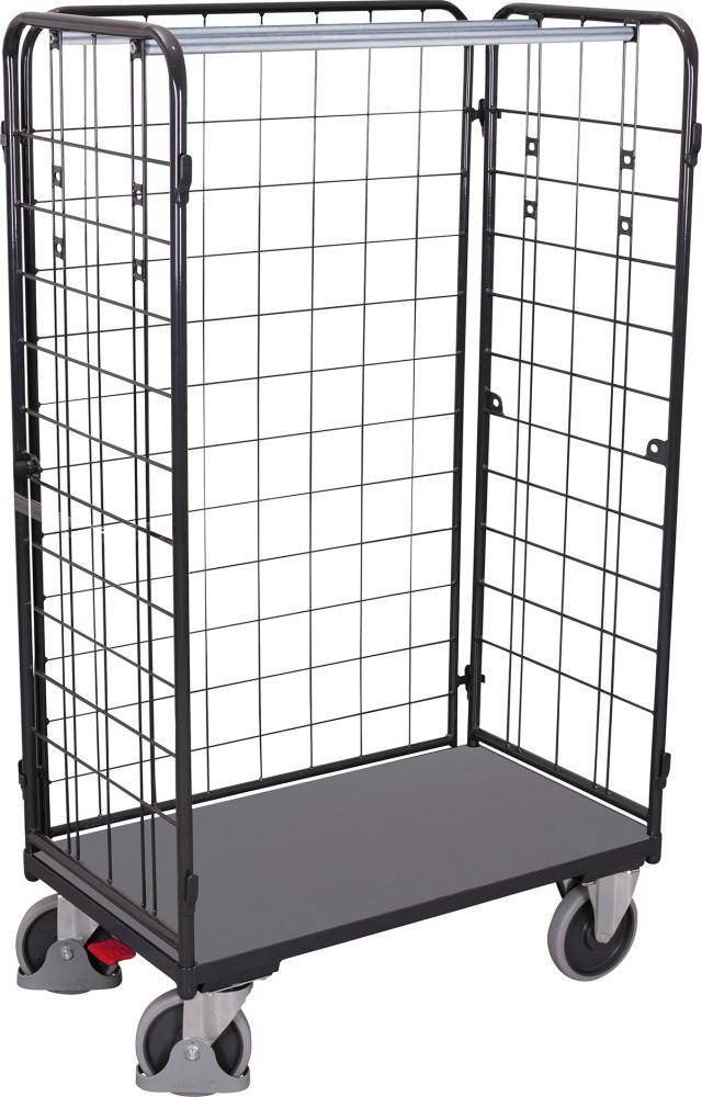 Paket-Dreiwandwagen hoch RAL 7016 sw-600.306/AG - Artikel: 7830206430