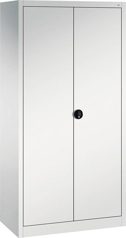 Flügeltürenschrank FORMAT4 Böden, 70kg Traglast H1950xB930xT500mm RAL 7035