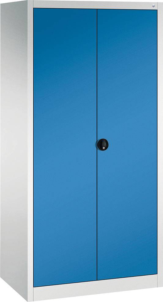 Flügeltürenschrank FORMAT4 Böden, 70kg Traglast H1950xB930xT600mm RAL 7035/5012