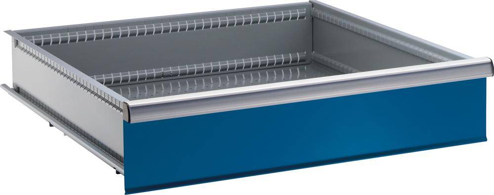 Schublade 36x36 E B612xT612xFH 300 mm RAL 5010 Tragkraft 75kg
