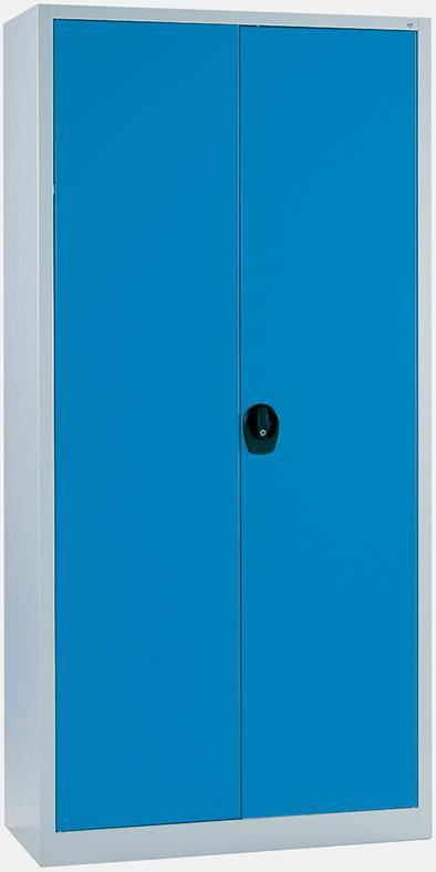 Flügeltürenschrank FORMAT4 Böden, 50kg Traglast B935xT400xH1950mm RAL 7035/5012