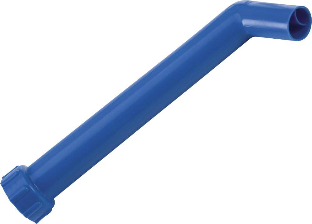 Auslaufrohr starr HD-PE blau L260 mm - Artikel: 4007228702958
