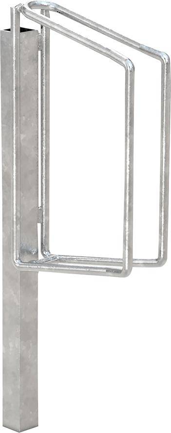 Fahrrad-Klemmbügel B68xT255xH780 mm 90 Grad verzinkt, VE 1 Stück Freiaufsteller - Artikel: 7830503508