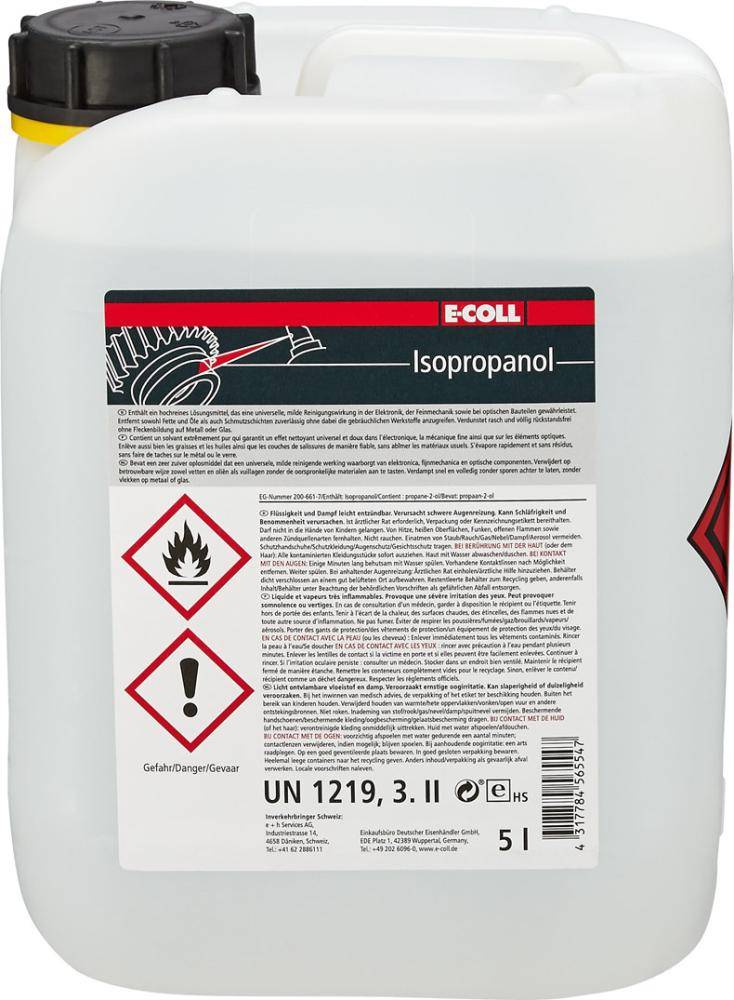 Isopropanol-Reiniger 5L Kanister E-COLL - Artikel: 4317784565547