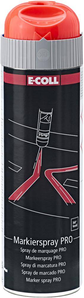 PRO Markierspray 500ml rot E-COLL - Artikel: 4317784565431