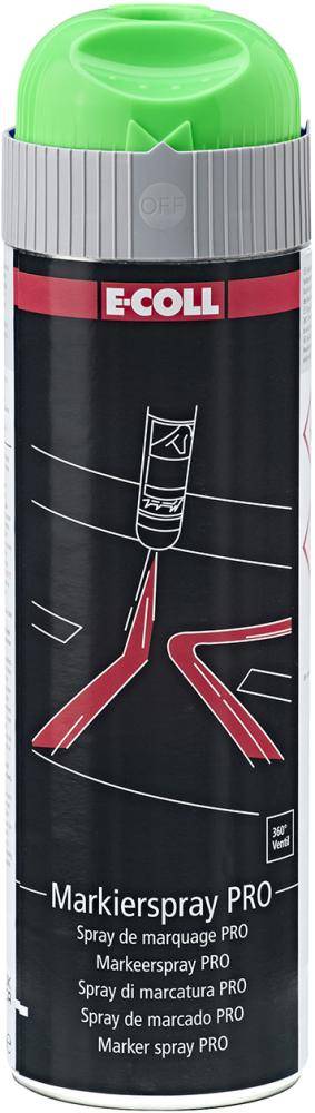 PRO Markierspray 500ml grün E-COLL - Artikel: 4317784565462