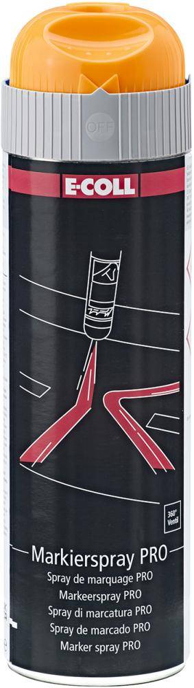 PRO Markierspray 500ml orange E-COLL - Artikel: 4317784565479