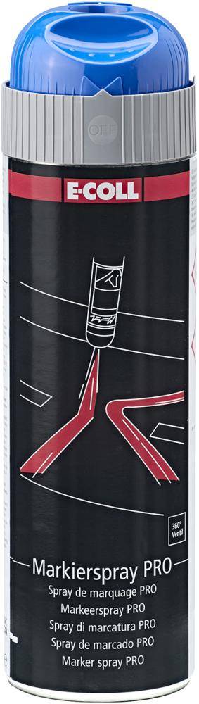 PRO Markierspray 500ml blau E-COLL - Artikel: 4317784565486