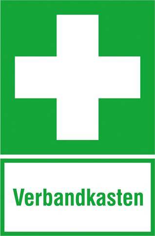 Hinweisschild Alu B200xH300 mm Verbandkasten langnachleuchtend