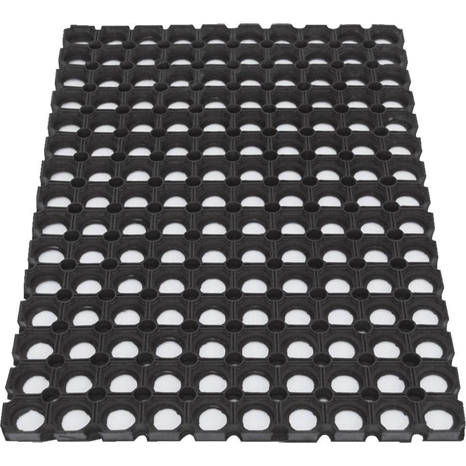 Matte Eazycare Scrub, für den Außeneinsatz, schwarz, Kautschuk, 1000x1500mm