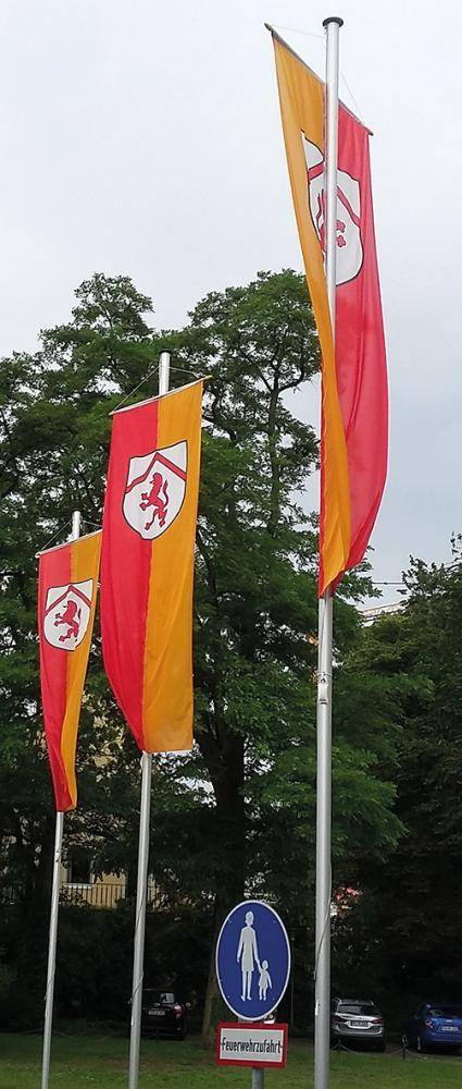 Aluminium-Fahnenmast zyl.D90 mm HüB 8,0 m, IS Alu-Bodenhülse - Artikel: 7830613777