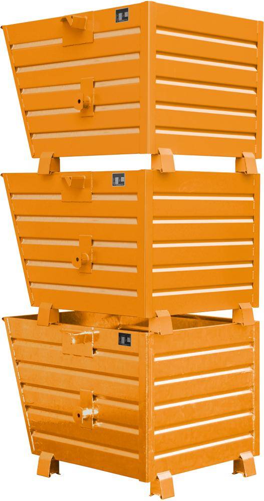 Stapelkipper BSK 550 l B800xT1000xH900 mm RAL2000 Tragkraft 1000kg - Artikel: 7830911426