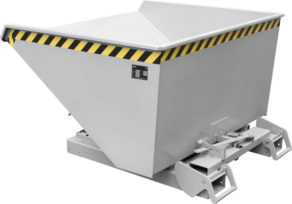 Kippbehälter 4A 1200 l B1095xT1920xH1125 mm vzk Tragkraft 1500kg mit Abrollsystem - Artikel: 7830911566