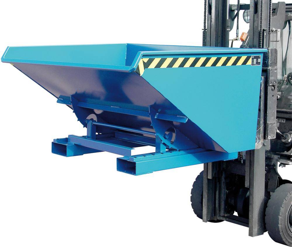 Kippbehälter EXPO 900 l B1570xT1260xH835 mm RAL5012 Tragkraft 1000kg - Artikel: 7830911615