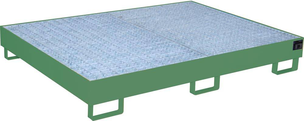 Regalwanne m Gitterrost RW-GR 1800, lackiert