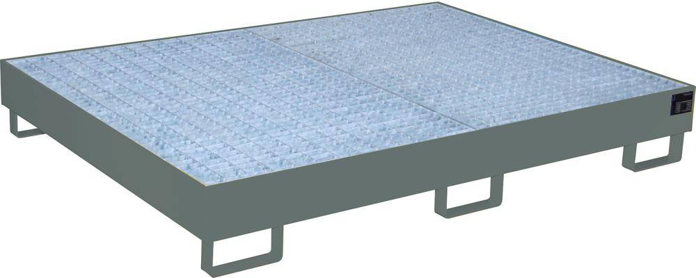 Regalwanne m Gitterrost RW-GR 1800, lackiert