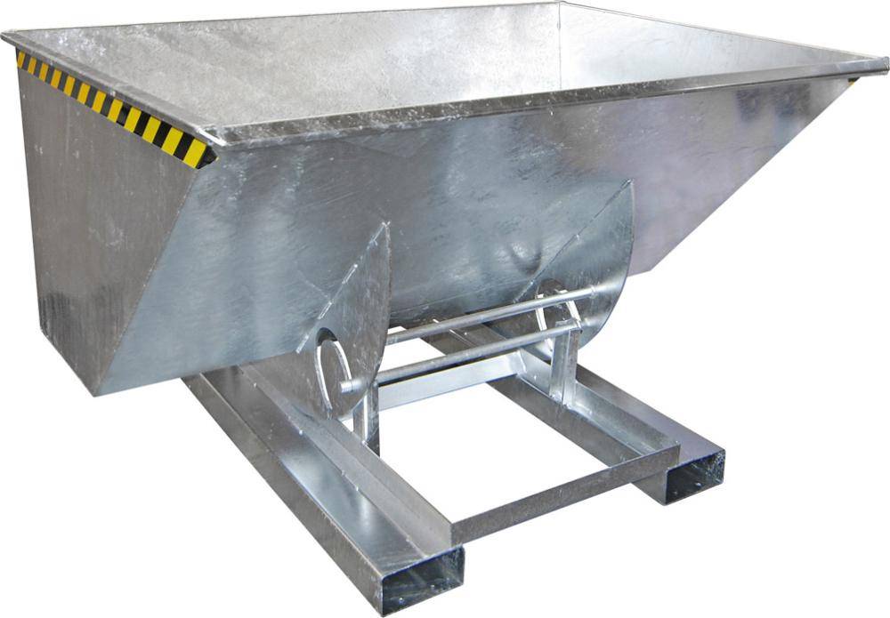 Kippbehälter AK 1500 l B2280xT1420xH1070 mm vzk Tragkraft 1000kg mit Abrollsystem - Artikel: 7830911821