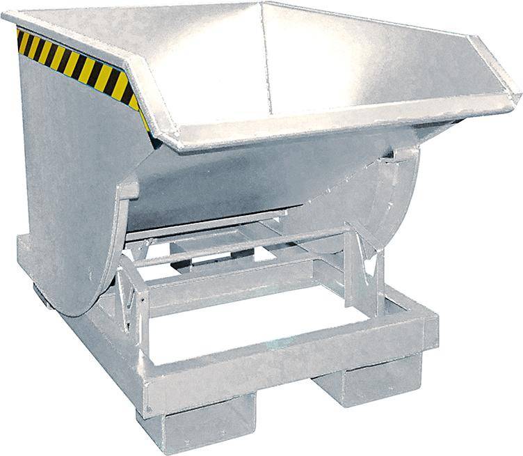 Kippbehälter BKM 300 l B820xT1160xH825 mm vzk Tragkraft 1500kg mit Abrollsystem