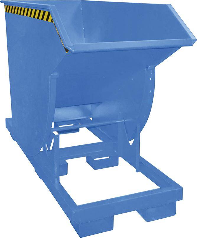 Kippbehälter BKM 750 l B820xT1760xH1270 mm RAL5012 Tragkraft 3000kg mit Abrollsystem - Artikel: 7830911841