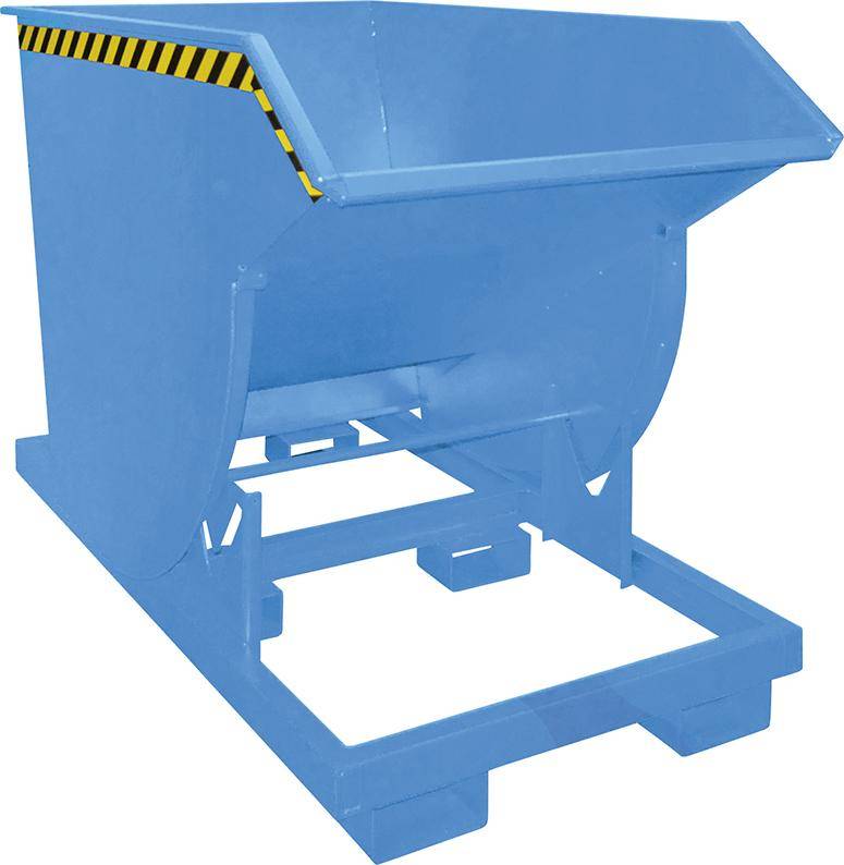 Kippbehälter BKM 1000 l B1060xT1760xH1270 mm RAL5012 Tragkraft 3000kg mit Abrollsystem - Artikel: 7830911847