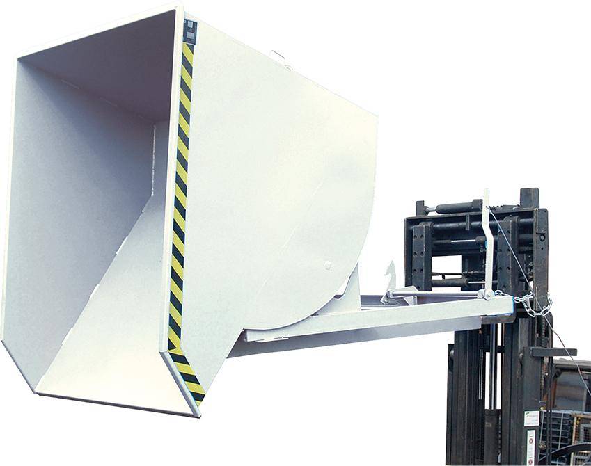 Kippbehälter BKM 1500 l B1560xT1760xH1270 mm vzk Tragkraft 3000kg mit Abrollsystem