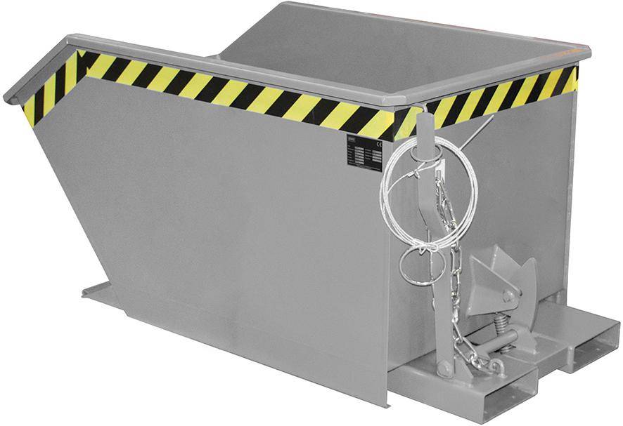 Kippbehälter GU 500 l B780xT1440xH680 mm RAL7005 Tragkraft 1000kg