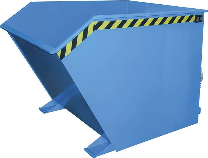 Kippbehälter GU 1500 l B1280xT1640xH1090 mm RAL5012 Tragkraft 1500kg - Artikel: 7830911931