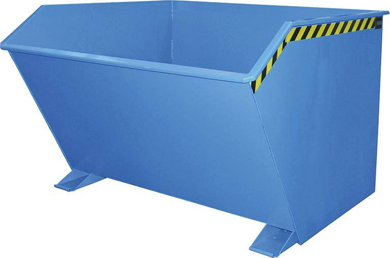 Kippbehälter GU 2000 l B1680xT1640xH1090 mm RAL5012 Tragkraft 1500kg - Artikel: 7830911937