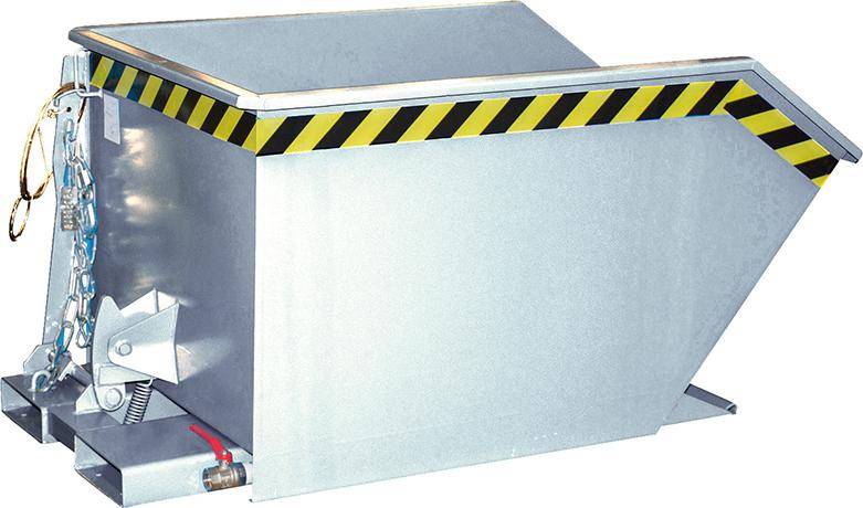 Spänebehälter SGU 500 l 780xT1140xH680 mm vzk Tragkraft 1000kg mit Lochblechboden - Artikel: 7830911952