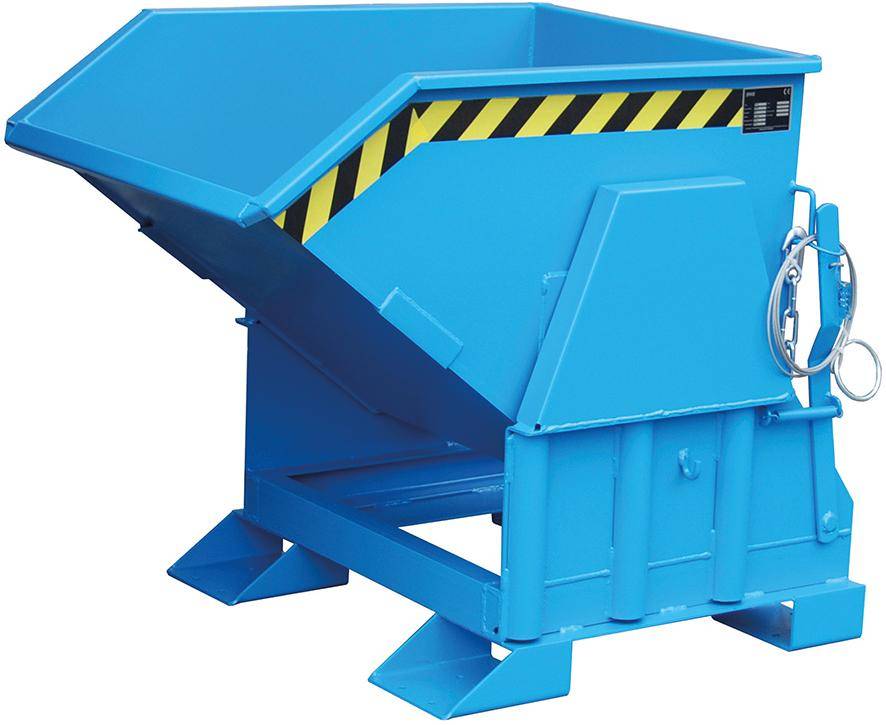 Kippbehälter BK 300 l B850xT1150xH945 mm RAL5012 Tragkraft 750kg