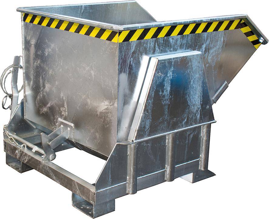 Kippbehälter BK 800 l B1150xT1455xH1070 mm vzk Tragkraft 1500kg - Artikel: 7830912027