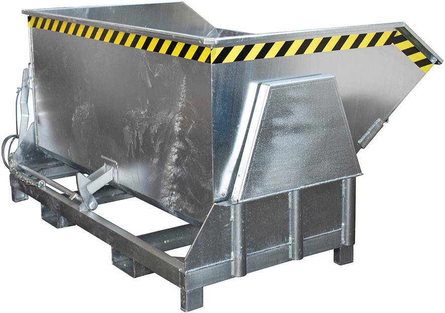 Kippbehälter BK 1200 l B1650xT1455xH1070 mm vzk Tragkraft 2000kg - Artikel: 7830912039