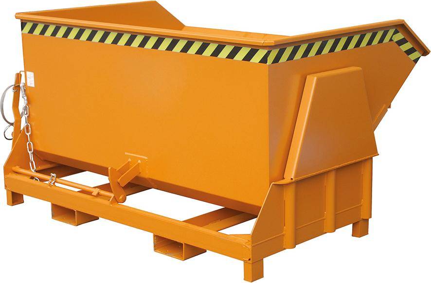 Kippbehälter BK 1500 l B1950xT1455xH1070 mm RAL2000 Tragkraft 2000kg