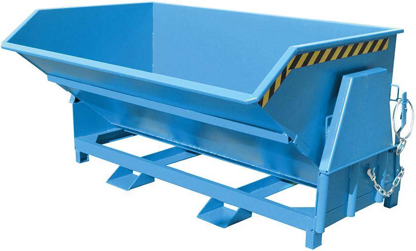 Kippbehälter BK 2000 l B2150xT1670xH1175 mm RAL5012 Tragkraft 2000kg