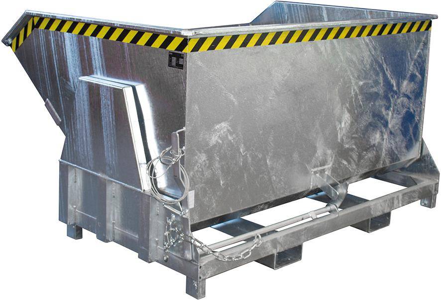 Kippbehälter BK 2000 l B2150xT1670xH1175 mm vzk Tragkraft 2000kg - Artikel: 7830912051