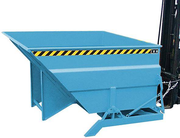 Kippbehälter BKC 2000 l B1750xT2310xH1220 mm RAL5012 Tragkraft 2500kg
