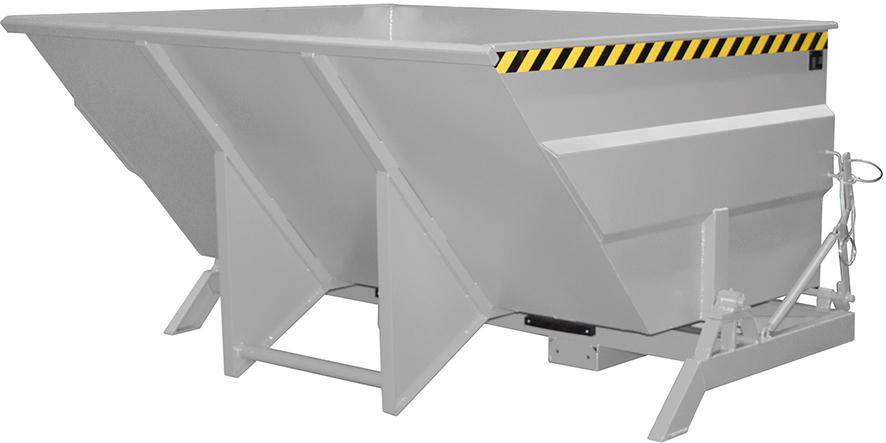 Kippbehälter BKC 3000 l B2280xT2310xH1220 mm RAL7005 Tragkraft 2500kg
