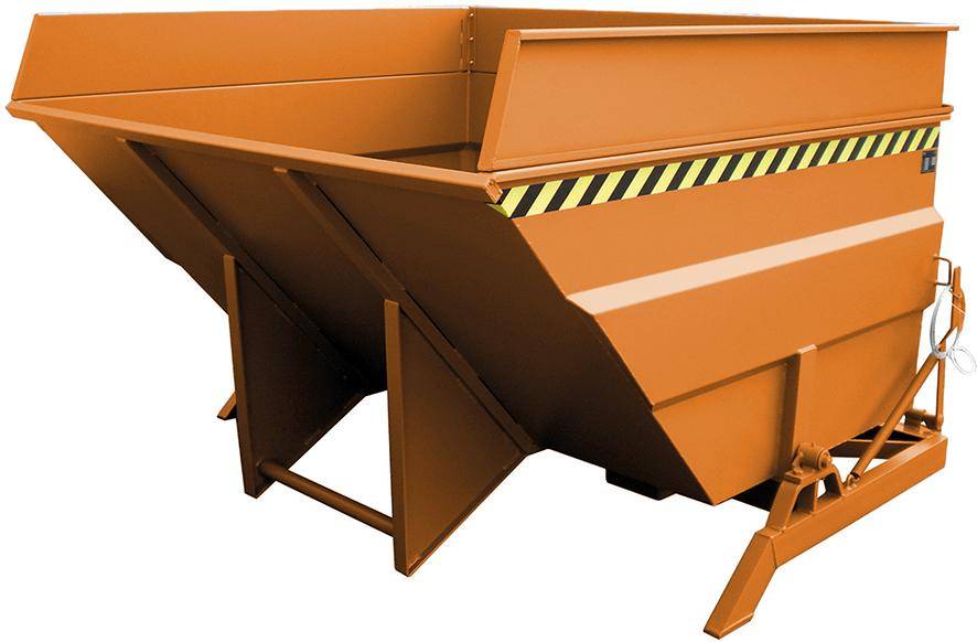Kippbehälter BKC 4000 l B2280xT2310xH1480 mm RAL2000 Tragkraft 2500kg