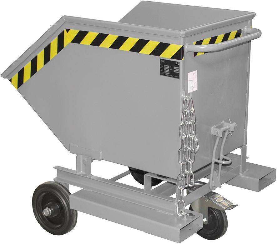 Kastenwagen KW-ET 250 l B820xT1115xH990 mm RAL7005 Tragkraft 300kg