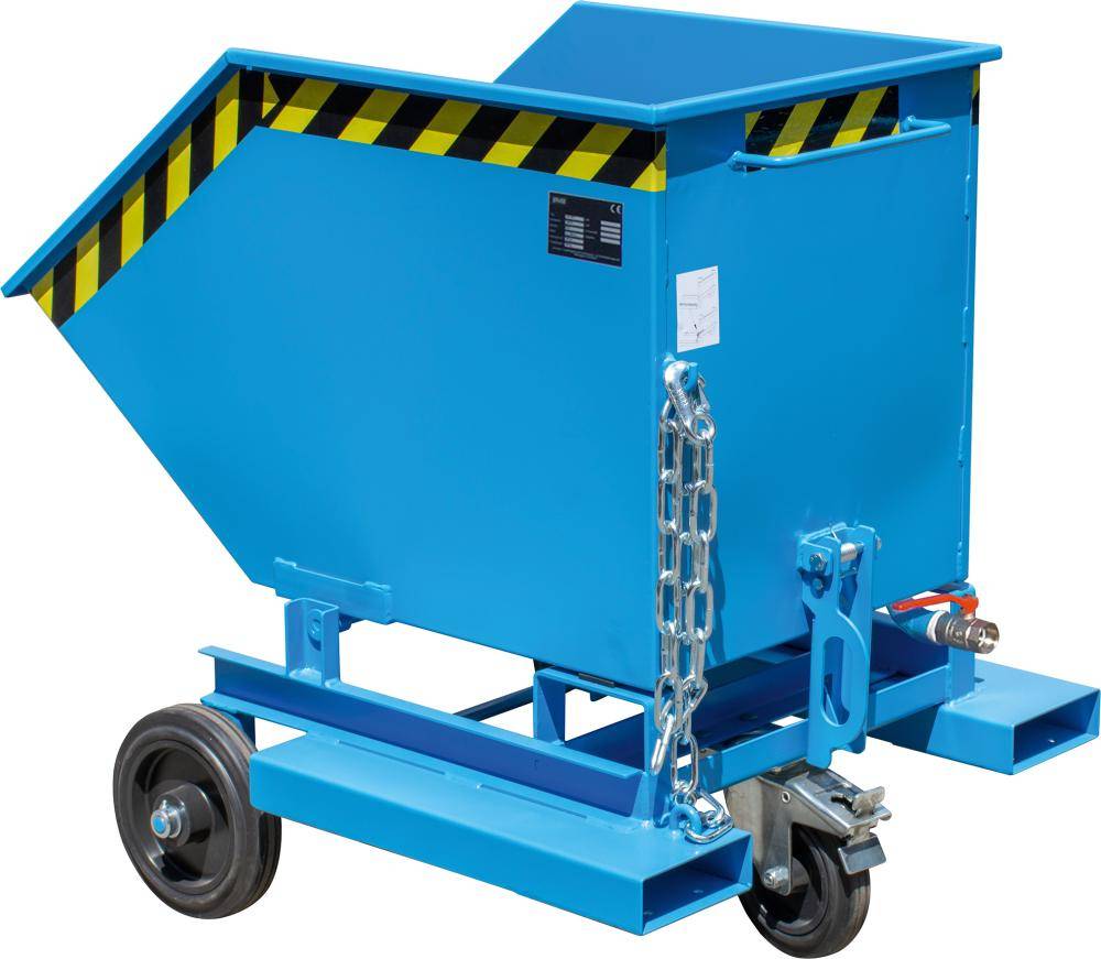 Spänekastenwagen SKW-ET 250 l B820xT1115xH990 mm RAL5012 Tragkraft 300kg - Artikel: 7830912174