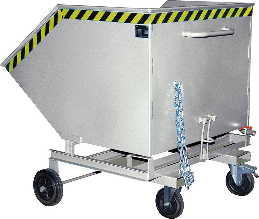 Spänekastenwagen SKW-ET 1000 l B1340xT1420xH1290 mm vzk Tragkraft 750kg - Artikel: 7830912199