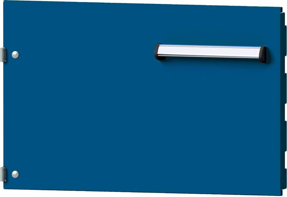 Format Tür Fronthöhe 340mm RAL 7035 links anschlagend