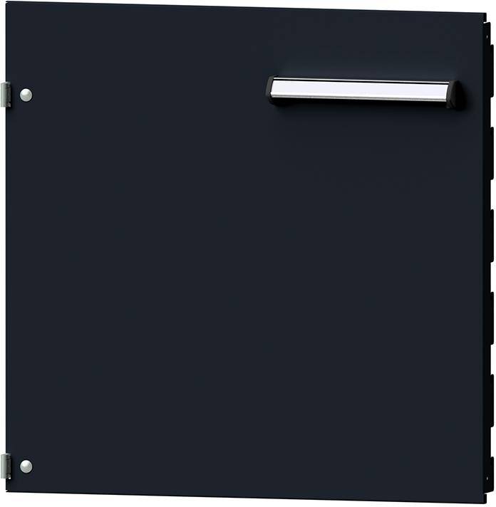 Format Tür Fronthöhe 510mm RAL 7035/7016 links anschlagend