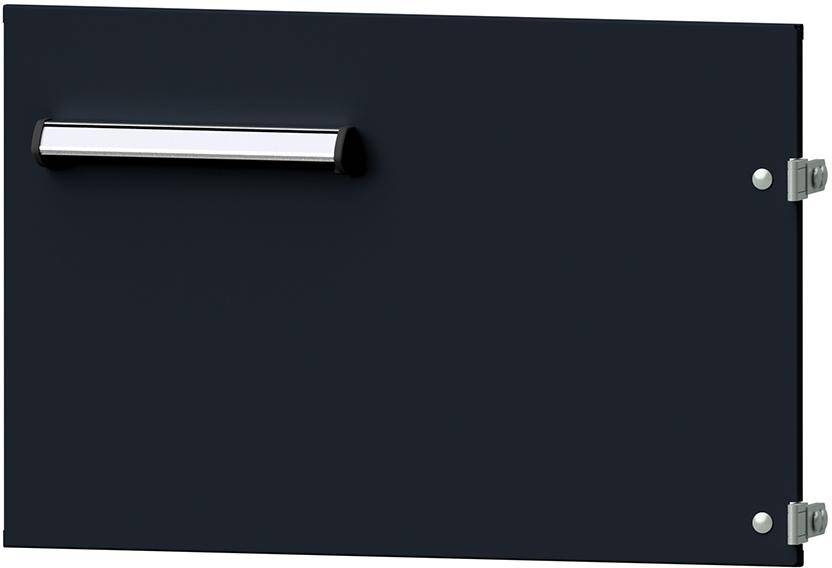 Format Tür Fronthöhe 340mm RAL 7035/7016 rechts anschlagend